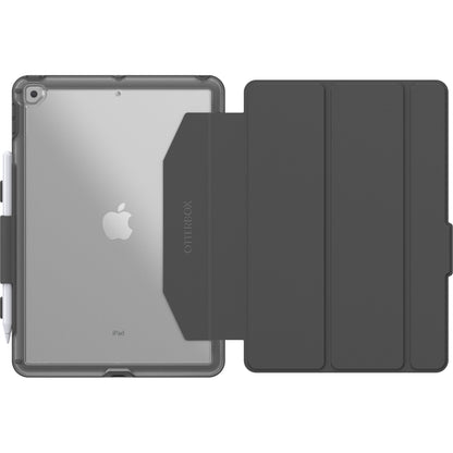 OtterBox UnlimitEd Carrying Case (Folio) Apple iPad (9th Generation) iPad (8th Generation) iPad (7th Generation) Tablet Apple Pencil Stylus - Black