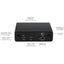 SIIG Thunderbolt 3 DP 1.4 Docking Station with Dual M.2 NVMe SSD & 96W PD