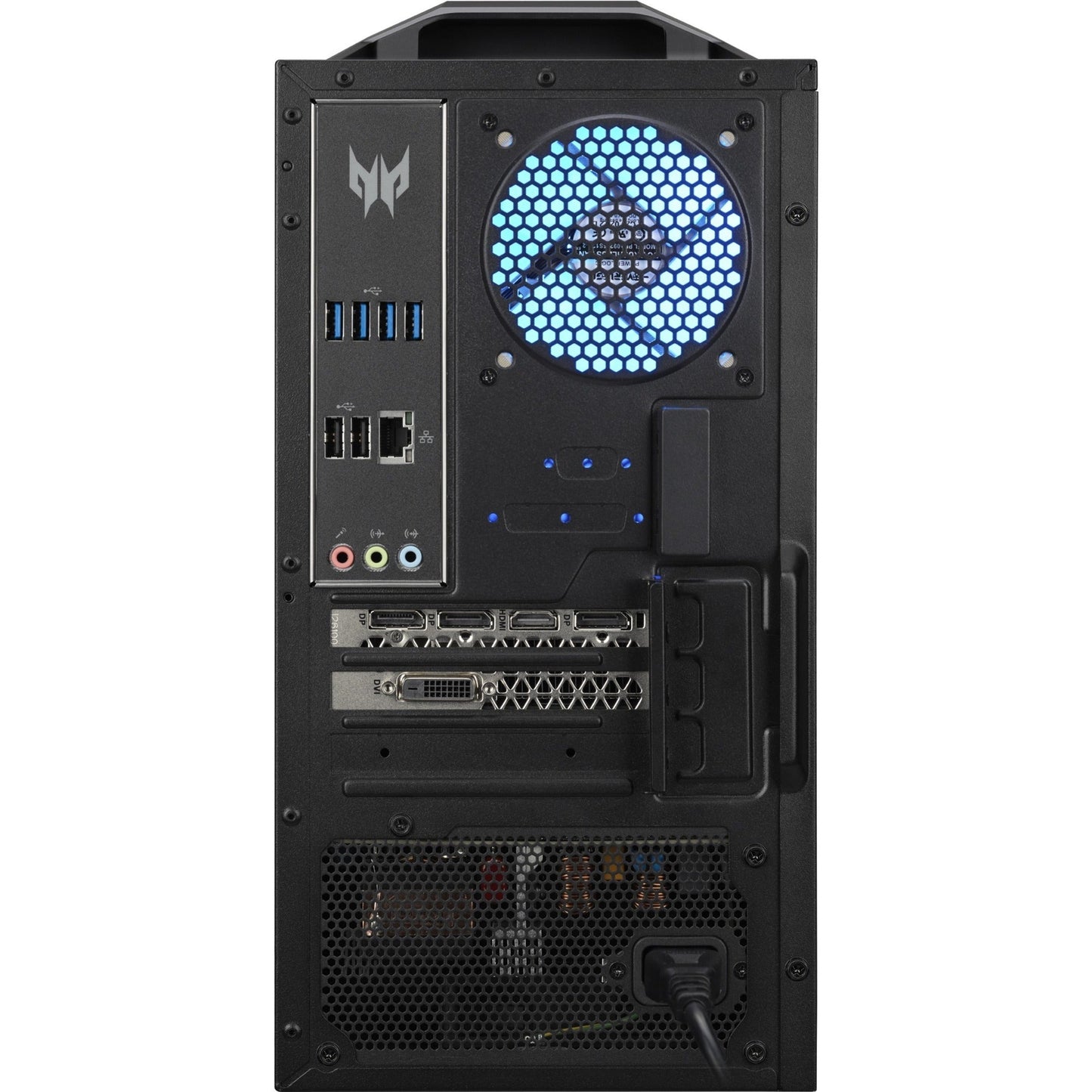 Acer Predator PO3-620-UR16 Gaming Desktop Computer - Intel Core i7 10th Gen i7-10700 Octa-core (8 Core) 2.90 GHz - 16 GB RAM DDR4 SDRAM - 1 TB HDD - 512 GB PCI Express SSD