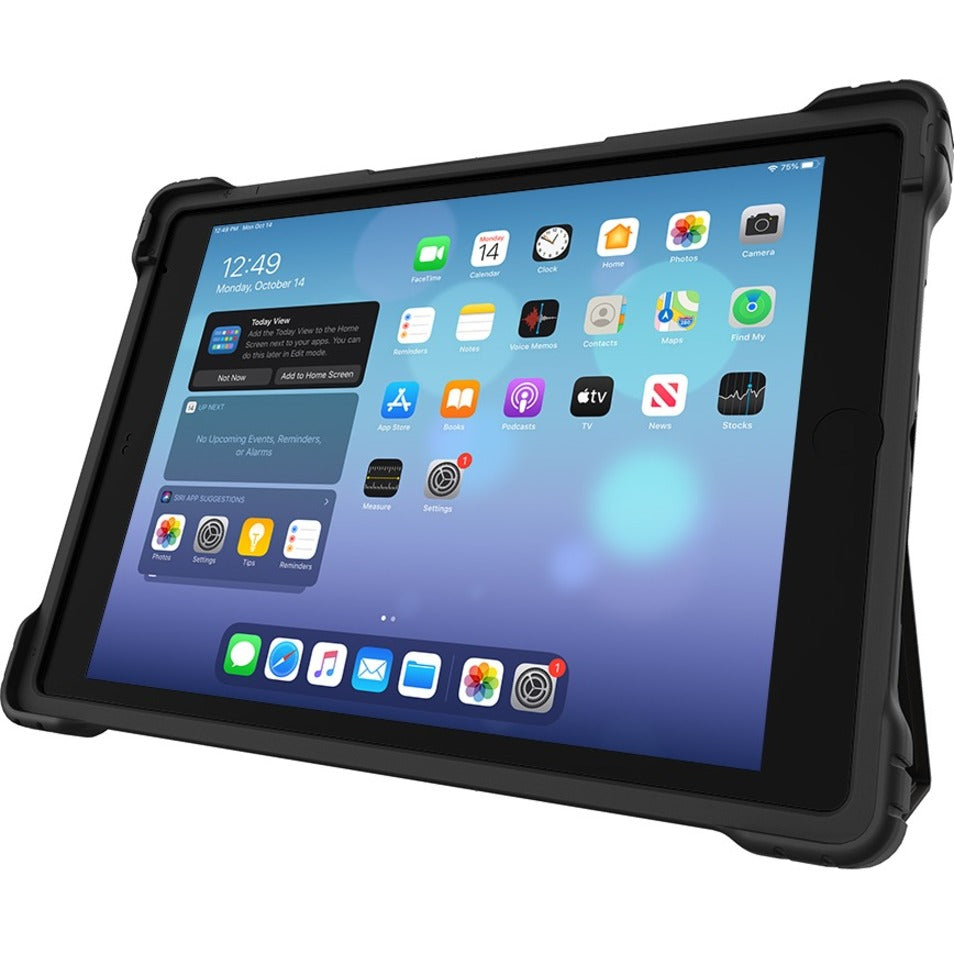 Gumdrop Hideaway Folio Rugged Carrying Case (Folio) for 10.2" Apple iPad (8th Generation) iPad (7th Generation) Tablet - Black