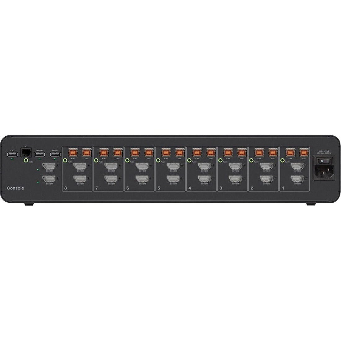 Belkin Universal 2nd Gen Secure KVM Switch 8-Port Dual Head w/ CAC