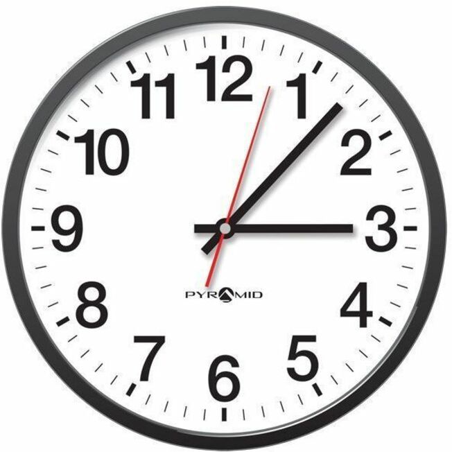 Pyramid Q-12210 Independent 14" Analog Clock Battery Operated