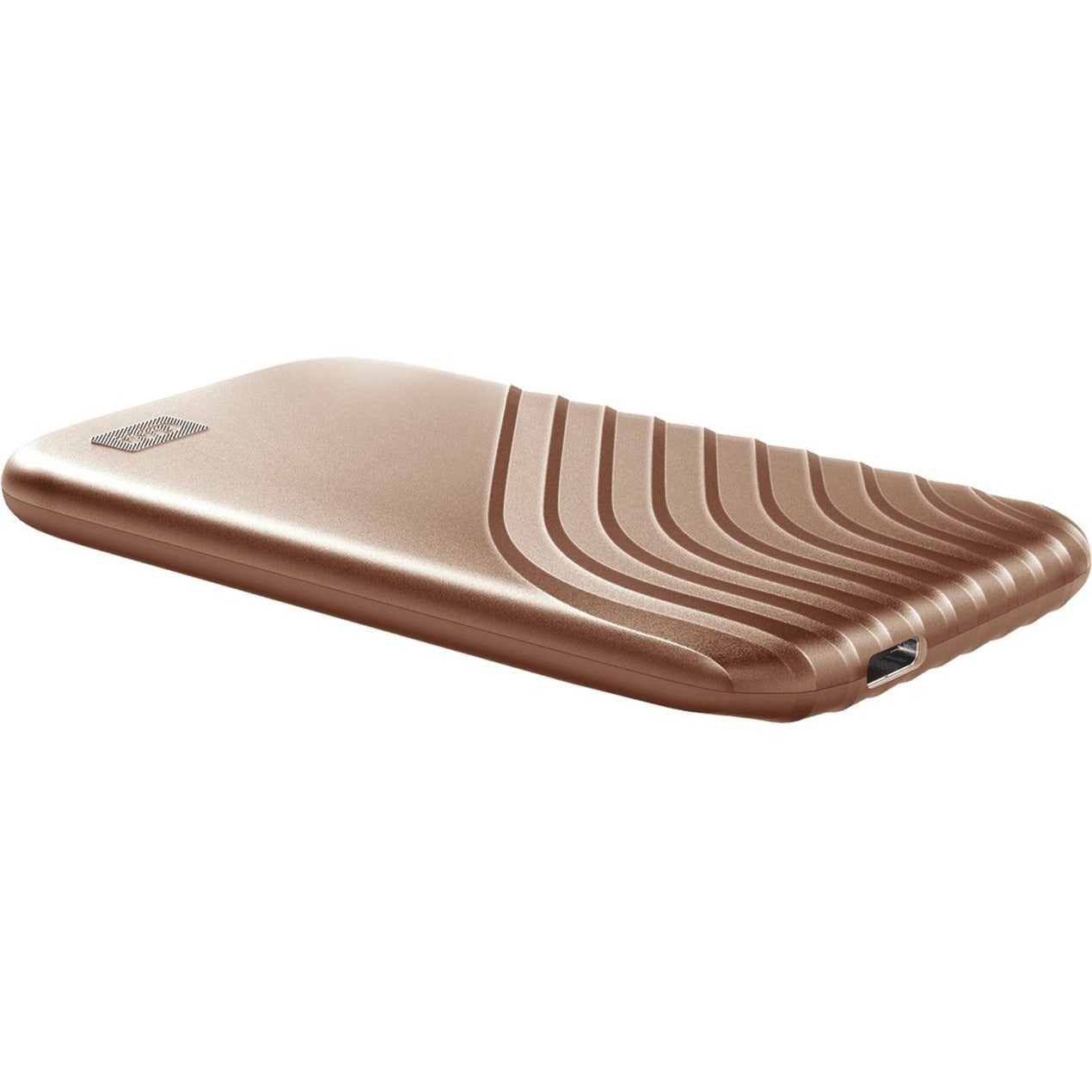 WD My Passport WDBAGF0020BGD-WESN 2 TB Portable Solid State Drive - External - Gold