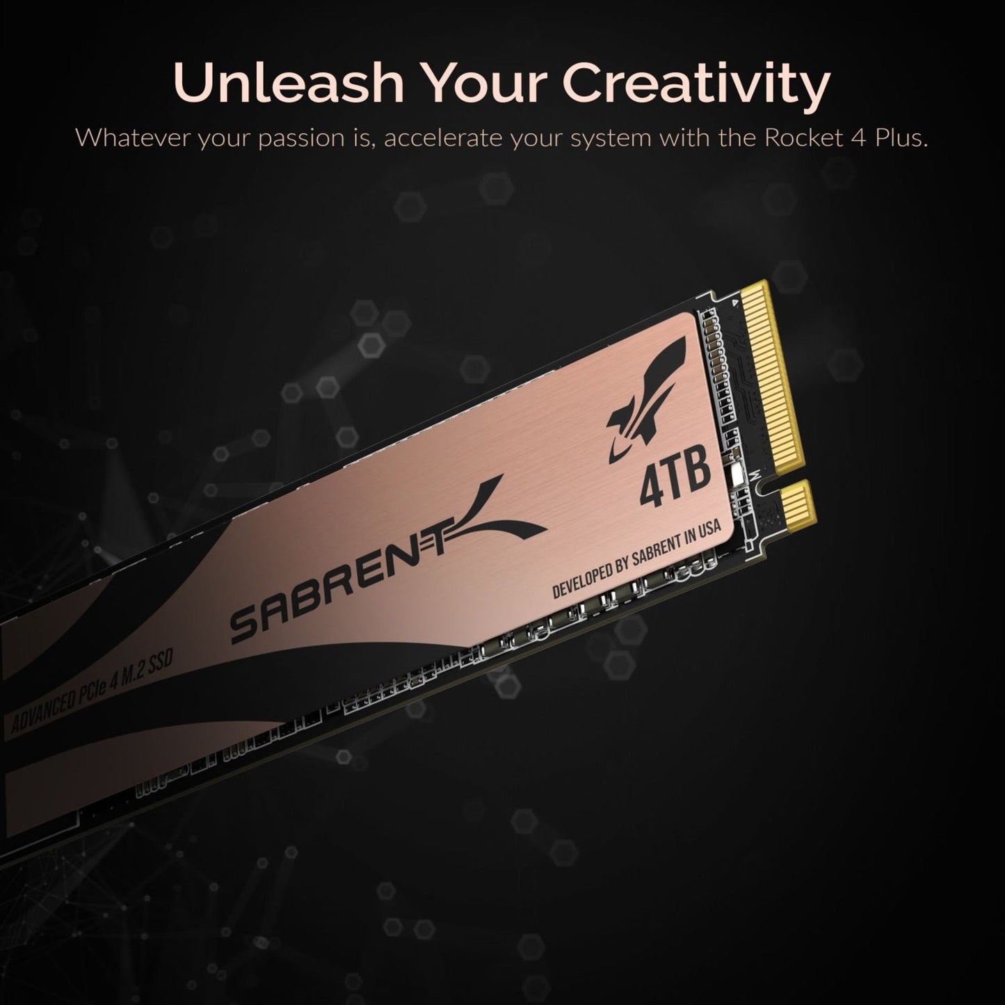 Sabrent Rocket 4 PLUS SB-RKT4P-4TB 4 TB Solid State Drive - M.2 2280 Internal - PCI Express NVMe (PCI Express NVMe 4.0 x4)