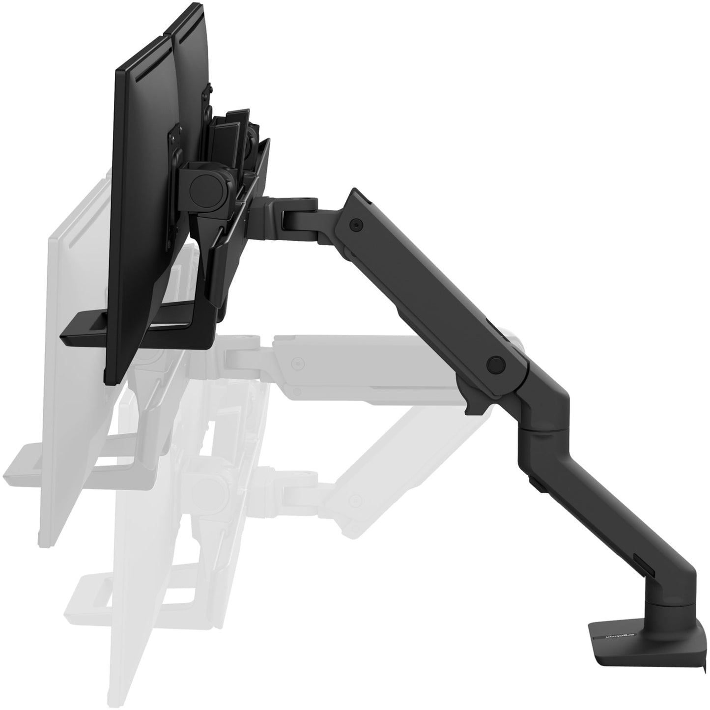 Ergotron Desk Mount for LCD Monitor - Matte Black