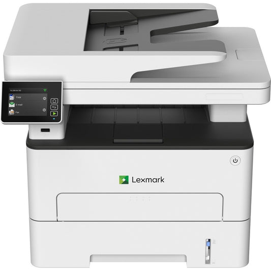 Lexmark MB2236I Wireless Laser Multifunction Printer-Monochrome-Copier/Scanner-36 ppm Mono Print-600x600 Print (2400x600 class)-Automatic Duplex Print-30000 Pages Monthly-250 sheets Input-Color Scanner-600 Optical Scan- Ethernet Ethernet-Wireless LAN