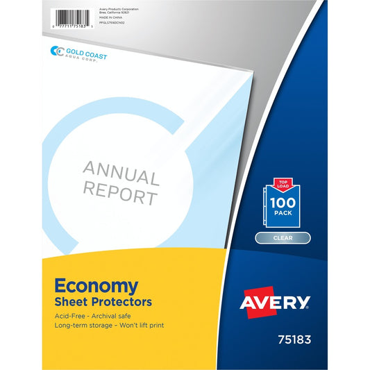 Avery&reg; Economy Clear Sheet Protectors