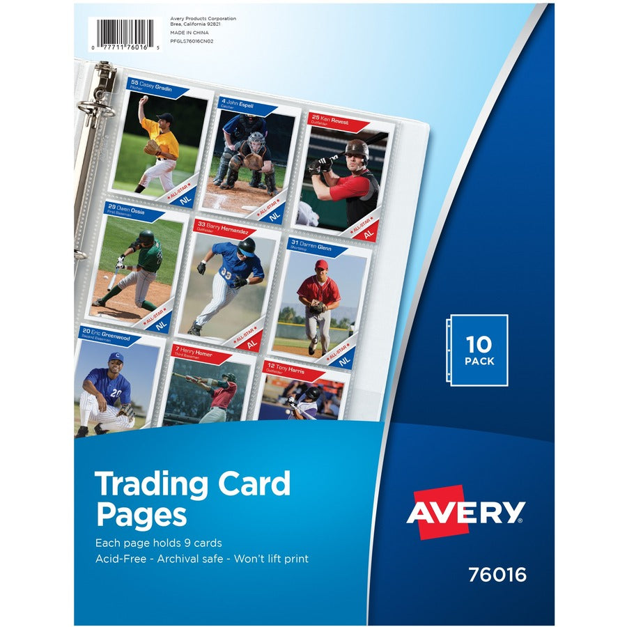 Avery&reg; Trading Card Pages