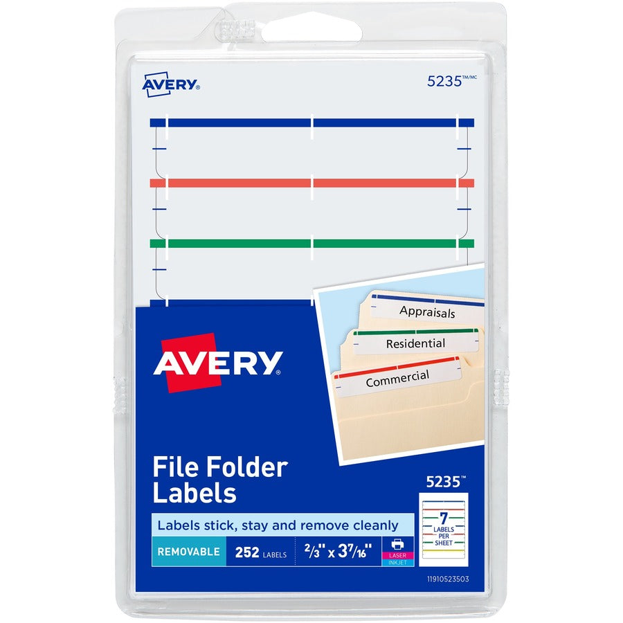 Avery&reg; Removable File Folder Labels