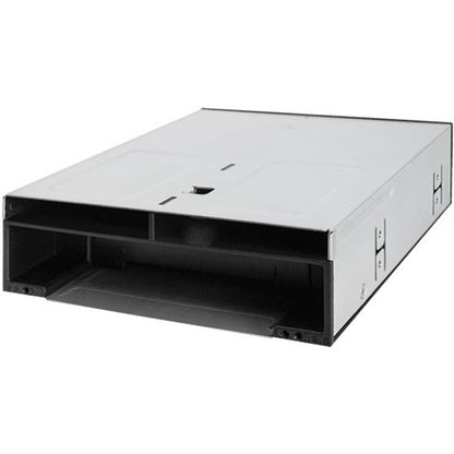 Icy Dock FlexiDOCK MB095SP-B Drive Enclosure for 5.25" SATA/600 - Serial ATA/600 Host Interface Internal - Black Silver