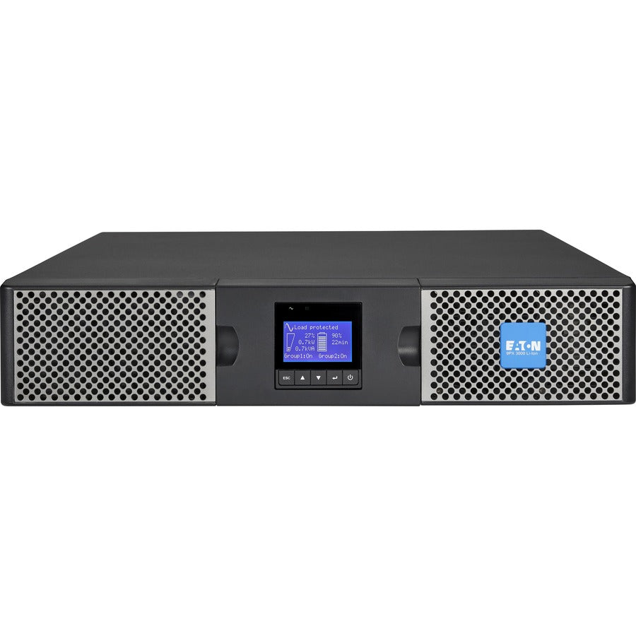 Eaton 9PX 3000VA 2400W 120V Online Double-Conversion UPS - L5-30P 6x 5-20R 1 L5-30R Lithium-ion Battery Cybersecure Network Card 2U Rack/Tower