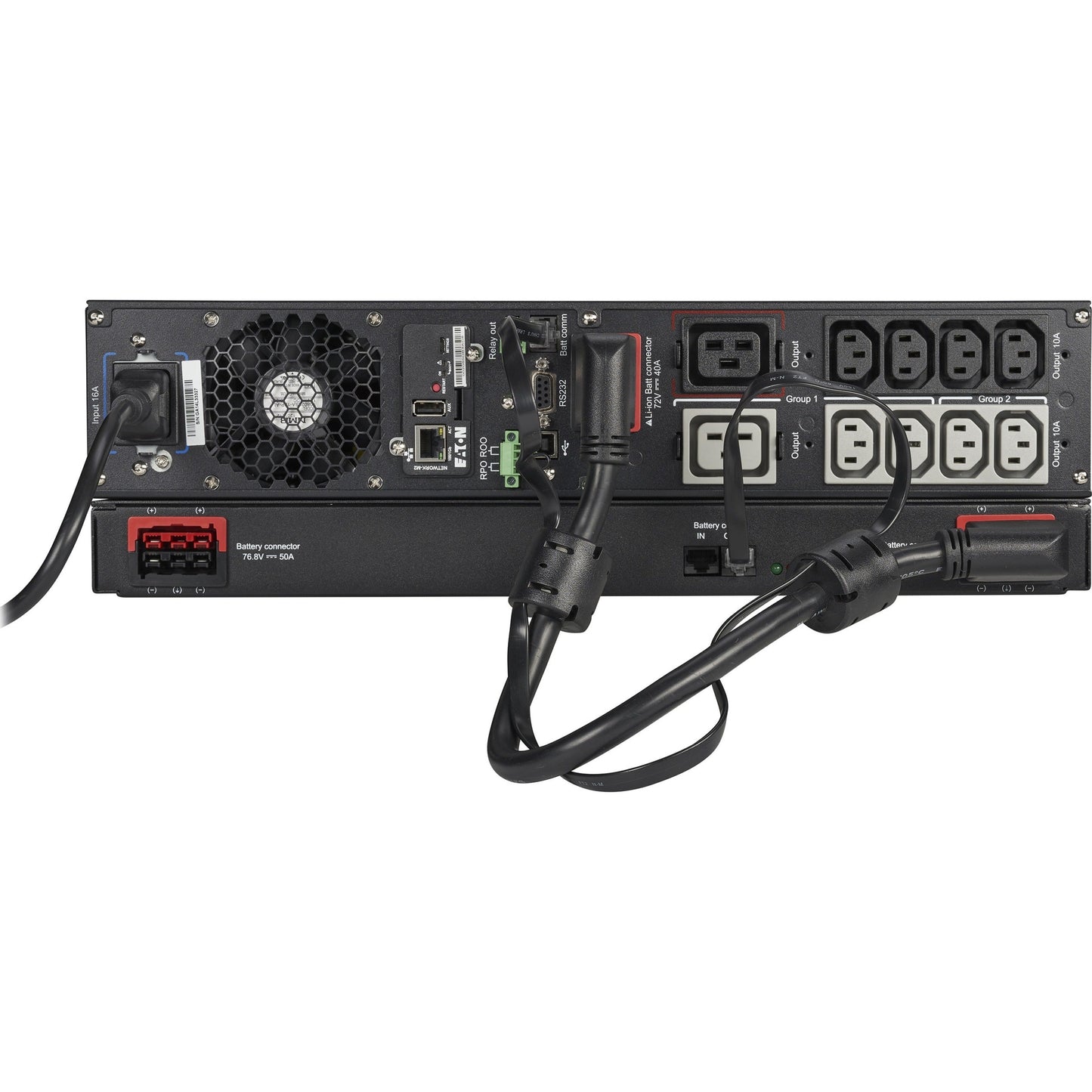 Eaton 9PX 3000VA 2400W 208V Online Double-Conversion UPS - L6-20P 8 C13 2 C19 Outlets Lithium-ion Battery Cybersecure Network Card Option 2U Rack/Tower