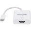 Manhattan SuperSpeed+ USB 3.1 Gen 2 USB-C Male to HDMI Female Converter White