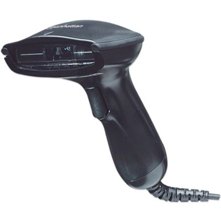 Manhattan Long Range CCD Handheld Barcode Scanner USB 500mm Scan Depth Cable 1.5m Max Ambient Light 30000 lux (sunlight) Black Three Year Warranty Box