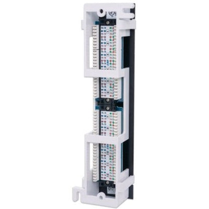 Intellinet Patch Panel Cat5e Wall-mount UTP 12-Port Black