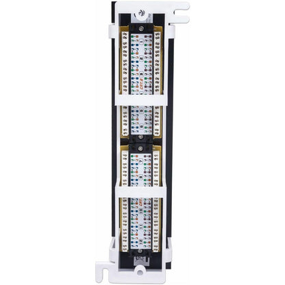 Intellinet Patch Panel Cat6 Wall-mount UTP 12 Port Black