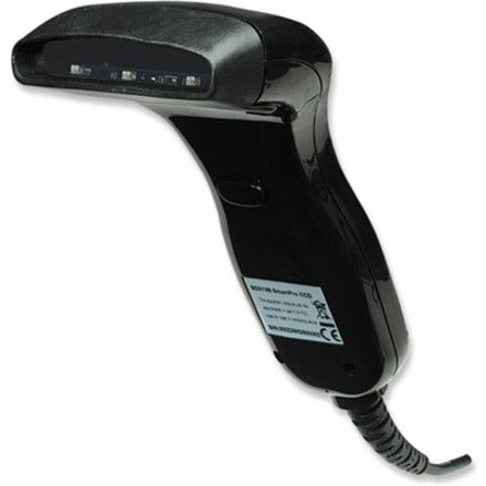 Manhattan Contact CCD Handheld Barcode Scanner USB 80mm Scan Width Cable 152cm Max Ambient Light: 3000 lux (sunlight) Black Three Year Warranty Box