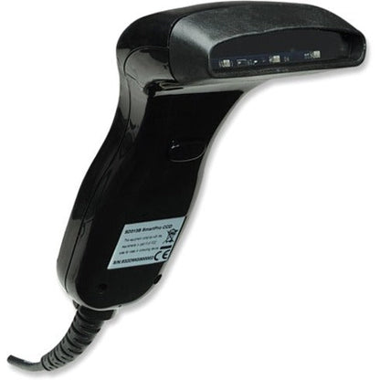 Manhattan Contact CCD Handheld Barcode Scanner USB 80mm Scan Width Cable 152cm Max Ambient Light: 3000 lux (sunlight) Black Three Year Warranty Box