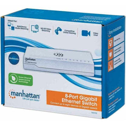 Manhattan 8-Port Gigabit Ethernet Switch