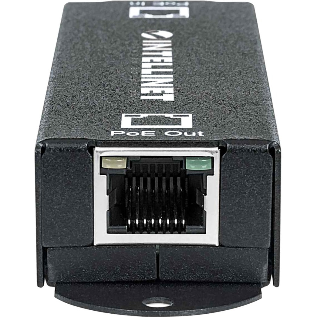 Intellinet Gigabit High-Power PoE+ Extender Repeater IEEE 802.3at/af Power over Ethernet (PoE+/PoE) metal