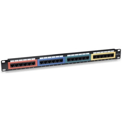 Intellinet Patch Panel Cat6 UTP 24-Port 1U Colour-Coded