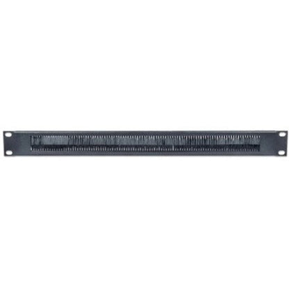 Intellinet 19" Cable Entry Panel 1U with Brush Insert Black