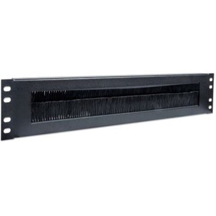 Intellinet 19" Cable Entry Panel 2U with Brush Insert Black