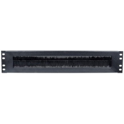 Intellinet 19" Cable Entry Panel 2U with Brush Insert Black