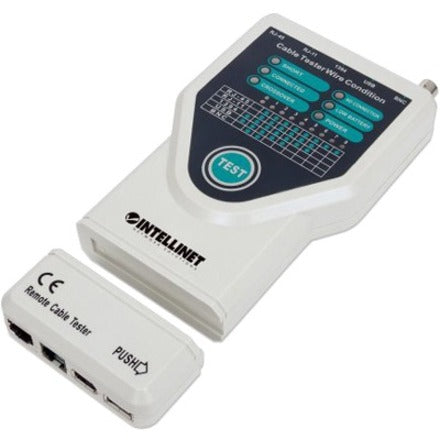 Intellinet 5-in-1 Cable Tester Tests 5 Commonly Used Network RJ45 and Computer Cables