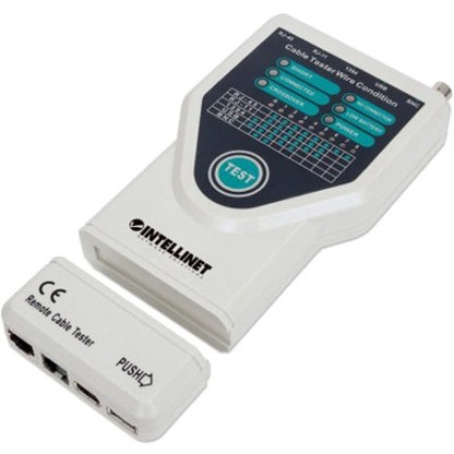 Intellinet 5-in-1 Cable Tester Tests 5 Commonly Used Network RJ45 and Computer Cables