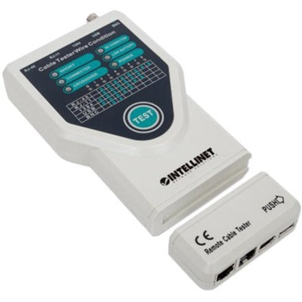 Intellinet 5-in-1 Cable Tester Tests 5 Commonly Used Network RJ45 and Computer Cables