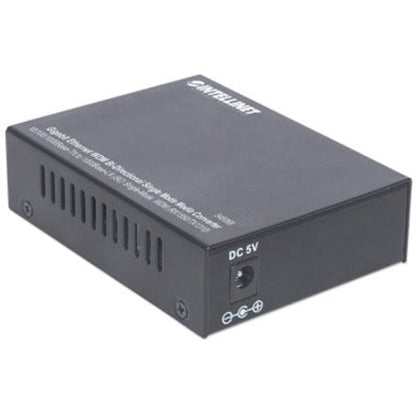 Intellinet Gigabit Ethernet WDM Bi-Directional Single Mode Media Converter 10/100/1000Base-Tx to 1000Base-Lx (SC) Single-Mode 20km WDM (Rx1550/Tx1310) (With 2 Pin Euro Power Adapter)