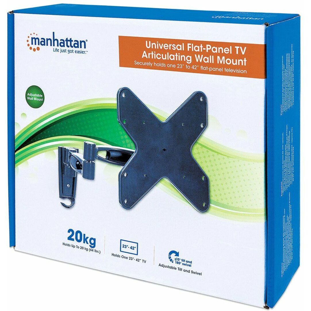 Manhattan Mounting Arm for Flat Panel Display Monitor TV - Black