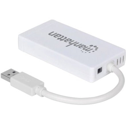 Manhattan 3-Port USB 3.0 Hub with Gigabit Ethernet Adapter