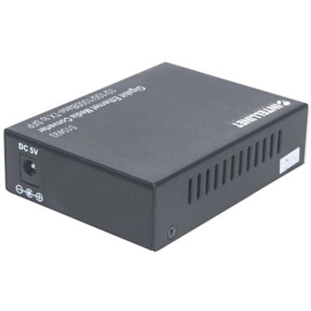 Intellinet Gigabit Ethernet to SFP Media Converter 10/100/1000Base-Tx to SFP slot empty (With 2 Pin Euro Power Adapter)