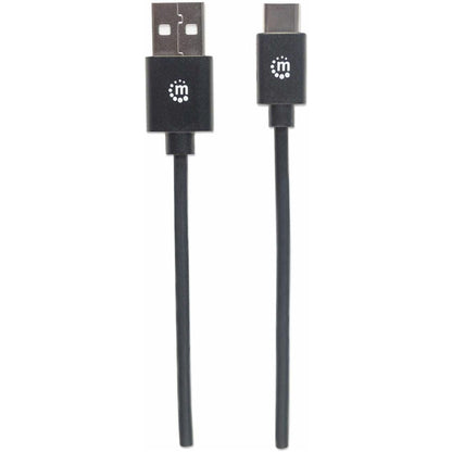 Manhattan Hi-Speed USB 2.0 Type-C to Type-A Device Cable - 6'