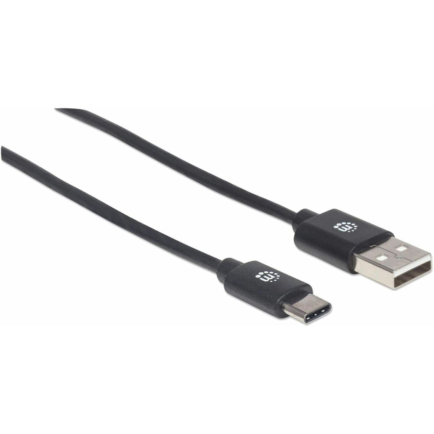 Manhattan Hi-Speed USB 2.0 Type-C to Type-A Device Cable - 6'