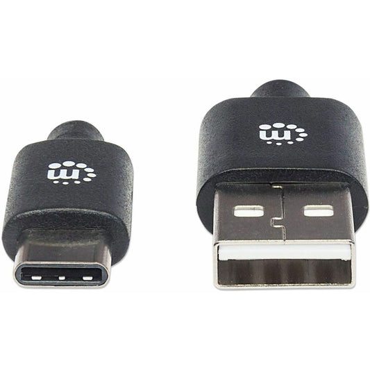 Manhattan Hi-Speed USB 2.0 Type-C to Type-A Device Cable - 6'