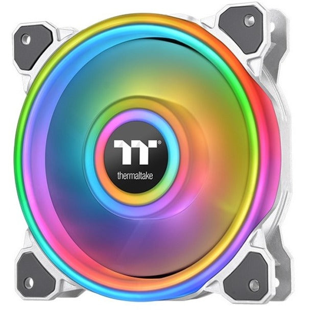 Thermaltake Riing Quad 12 RGB Radiator Fan TT Premium Edition Single Fan Pack - White - 1 Pack