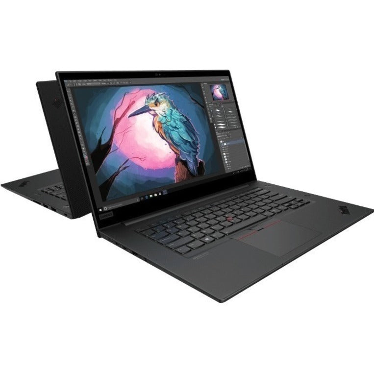 Lenovo ThinkPad P1 Gen 3 20TJS06W00 15.6" Mobile Workstation - Full HD - 1920 x 1080 - Intel Core i7 10th Gen i7-10850H Hexa-core (6 Core) 2.70 GHz - 16 GB Total RAM - 512 GB SSD - Midnight Black