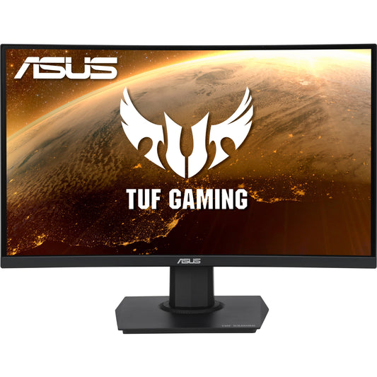 TUF VG24VQE 23.6" Full HD Curved Screen Gaming LCD Monitor - 16:9 - Black