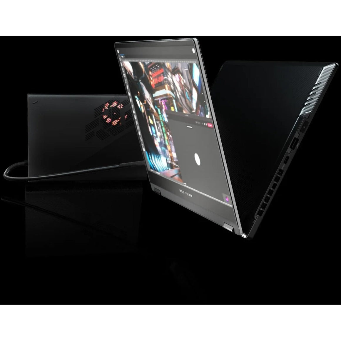 Asus ROG Flow X13 GV301 GV301QH-XS98-B 13.4" Touchscreen Gaming Notebook - WQUXGA - 3840 x 2400 - AMD Ryzen 9 5980HS 3.10 GHz - 32 GB Total RAM - 1 TB SSD - Off Black