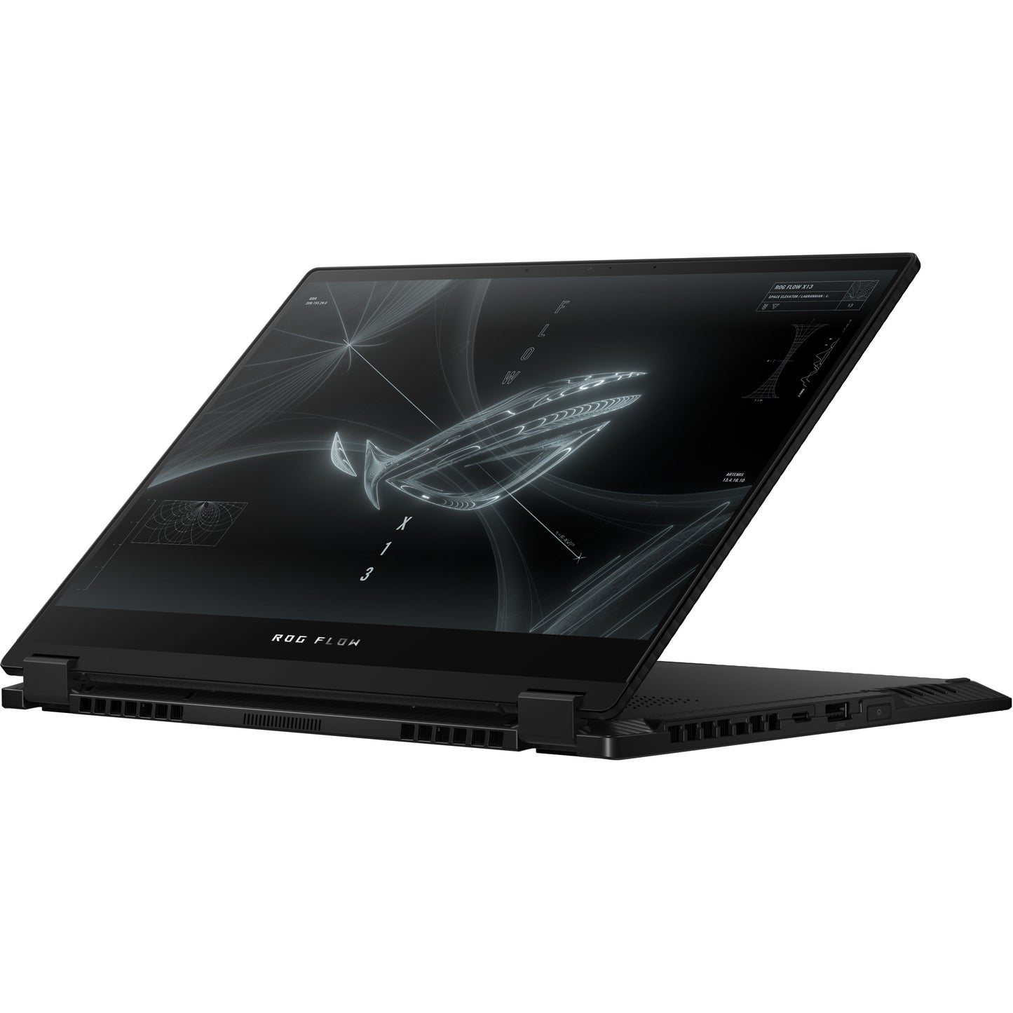 Asus ROG Flow X13 GV301 GV301QH-XS98-B 13.4" Touchscreen Gaming Notebook - WQUXGA - 3840 x 2400 - AMD Ryzen 9 5980HS 3.10 GHz - 32 GB Total RAM - 1 TB SSD - Off Black