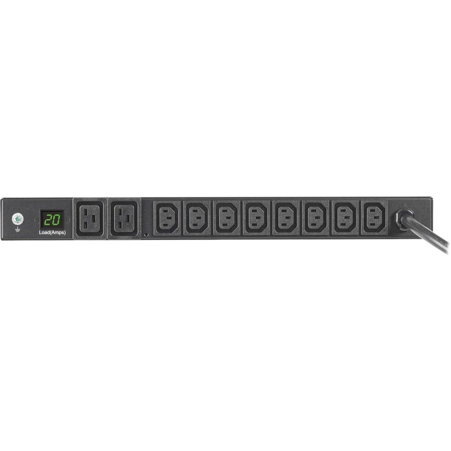 Tripp Lite PDU Metered 8 C13 2 C19 3.2/3.8kW 208/240V L6-20P 6ft Cord 1URM