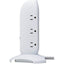 Tripp Lite 5-Outlet Surge Protector Tower 3x USB Ports (3.1A Shared) 6 ft. Cord 5-15P Plug 1200 Joules White