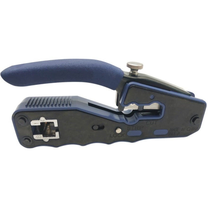 Tripp Lite Crimping Tool with Cable Stripper for Pass-Through RJ45 Plugs