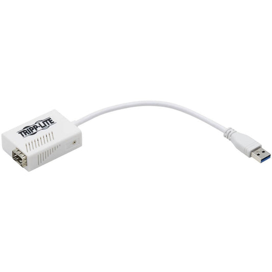 Tripp Lite USB 3.2 Gen 1 to Fiber Optic Gigabit Ethernet Adapter Open SFP Port for Singlemode/Multimode 1310 nm LC