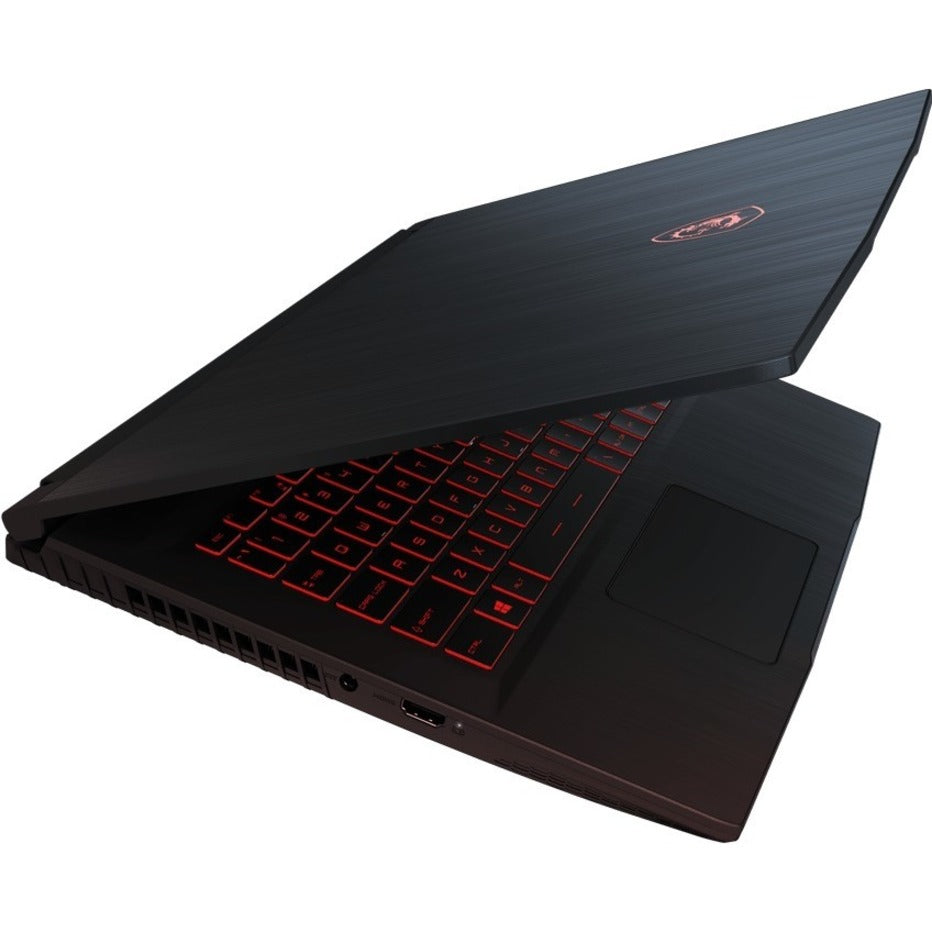 MSI GF65 THIN GF65 Thin 10UE-091 15.6" Gaming Notebook - Full HD - 1920 x 1080 - Intel Core i7 10th Gen i7-10750H 2.60 GHz - 8 GB Total RAM - 512 GB SSD - Core Black