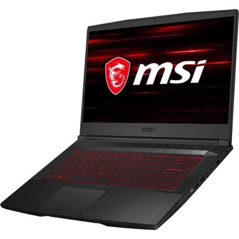 MSI GF65 THIN GF65 Thin 10UE-091 15.6" Gaming Notebook - Full HD - 1920 x 1080 - Intel Core i7 10th Gen i7-10750H 2.60 GHz - 8 GB Total RAM - 512 GB SSD - Core Black