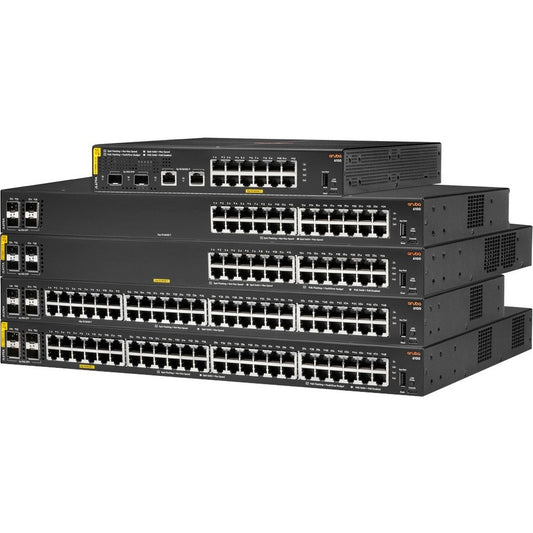 Aruba 6100 48G Class4 PoE 4SFP+ 370W Switch
